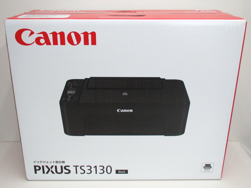 ★新品 未開封 Canon キャノン PIXUS TS3130 インクジェット複合機 プリンタ ブラック 家電 ED106