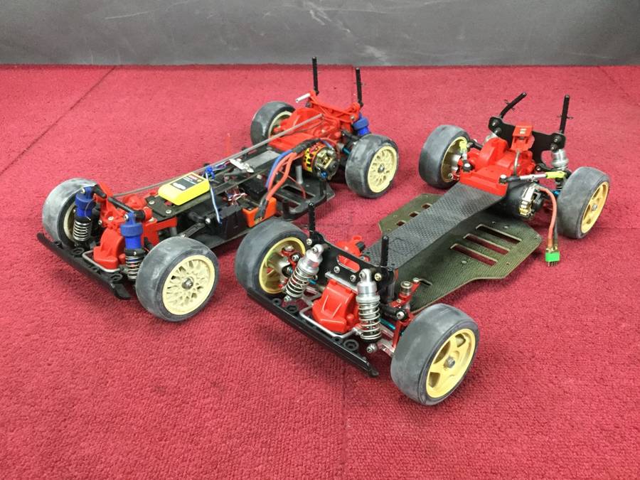 ラジコンカー(電動タイプ/2点)＊ジャンク品 ジャンク ラジコン タミヤ