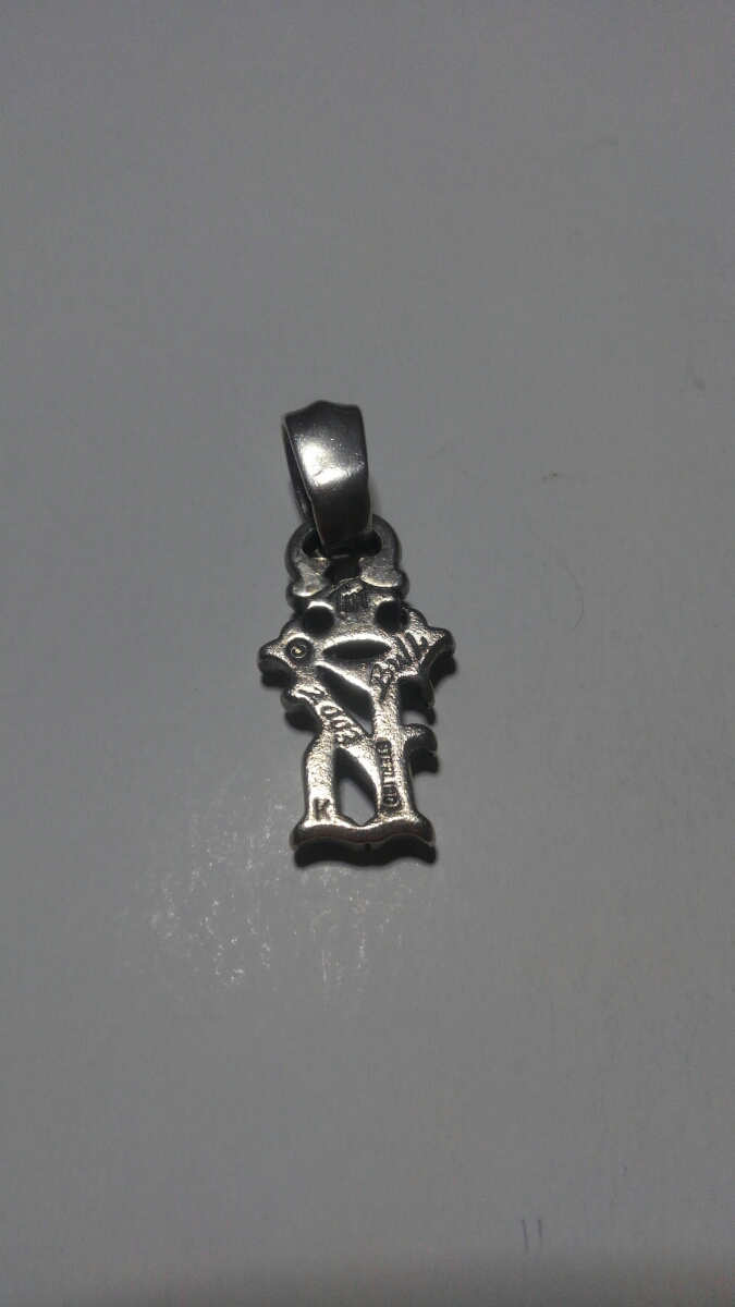 ビルウォールレザー BWL イニシャルペンダント K silver製 ビル