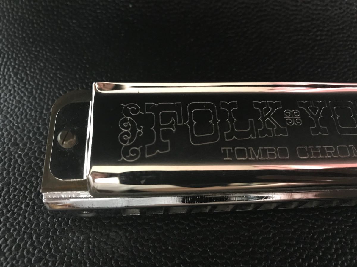 ☆美品☆ トンボ 1334 クロマチック ハーモニカ フォークヤング FOLK