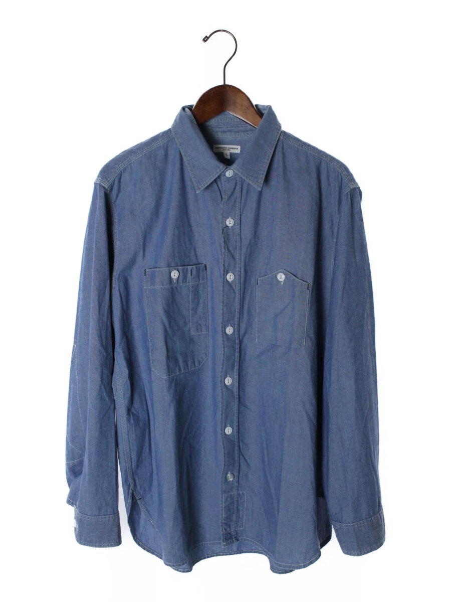  Engineered Garments シャツ/L/コットン/IDG(Lサイズ)｜売買されたオークション情報、yahooの商品情報をアーカイブ公開 - オークファン Lサイズ