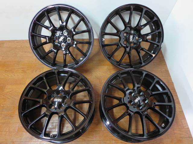 BBS鍛造 17インチ7.5J +53 5H PCD100 ハブ径 レガシー プリウス等に