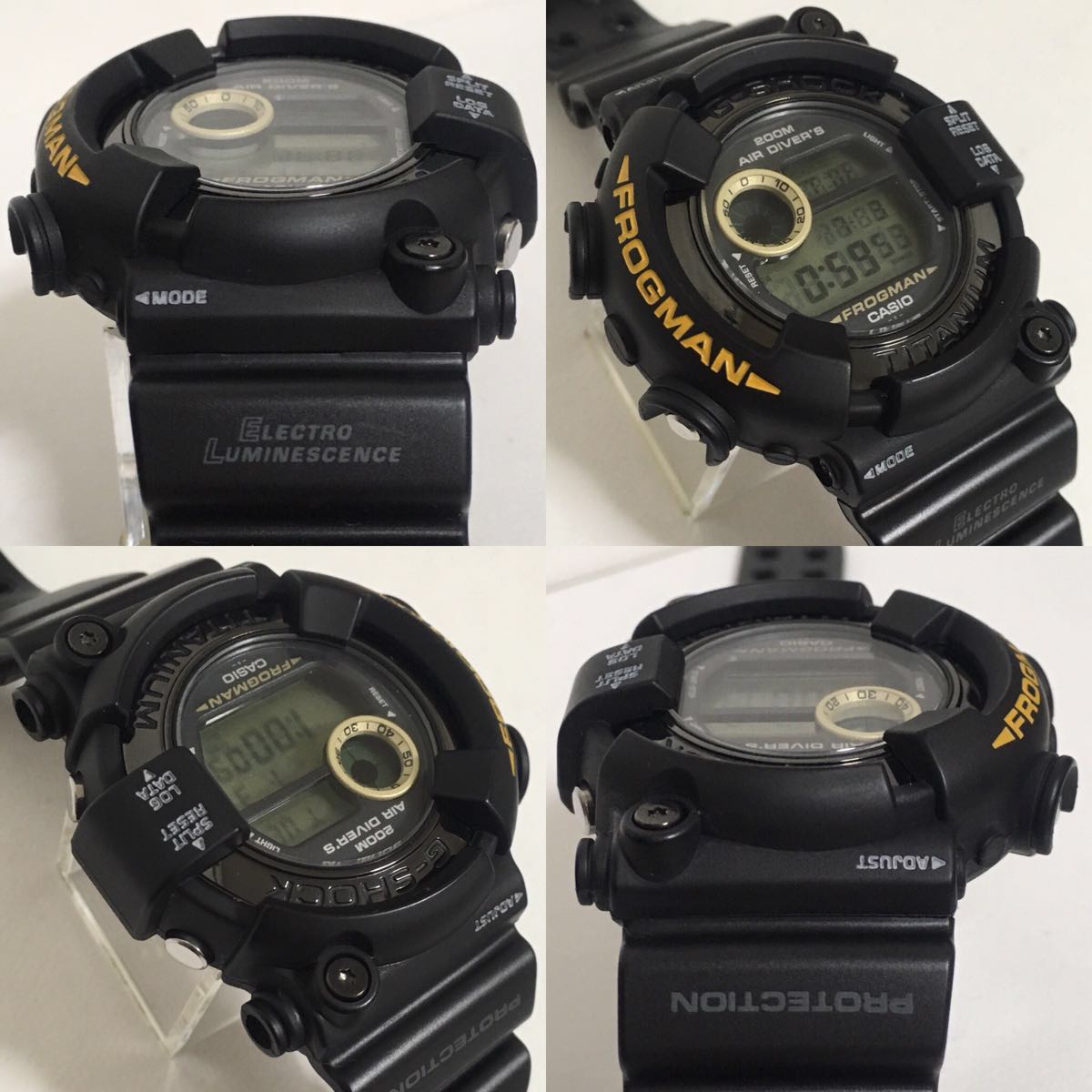 CASIO G-SHOCK DW-8200BM-1T 美品 FROGMAN フロッグマン MEN IN BLACK 