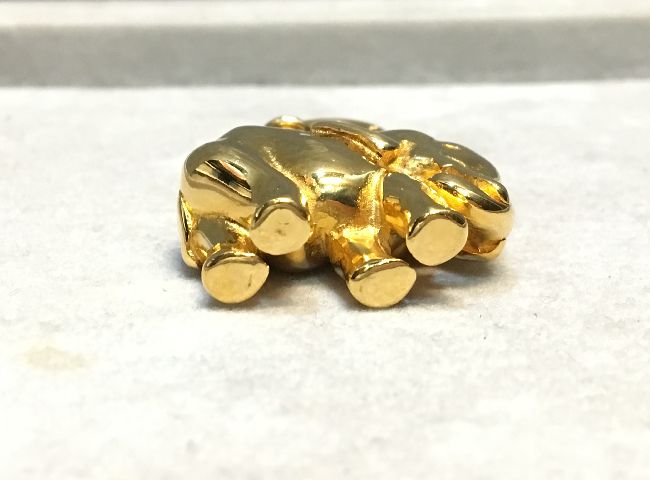 代官山) エルメス HERMES カデナ エレファントモチーフ ゾウ 象