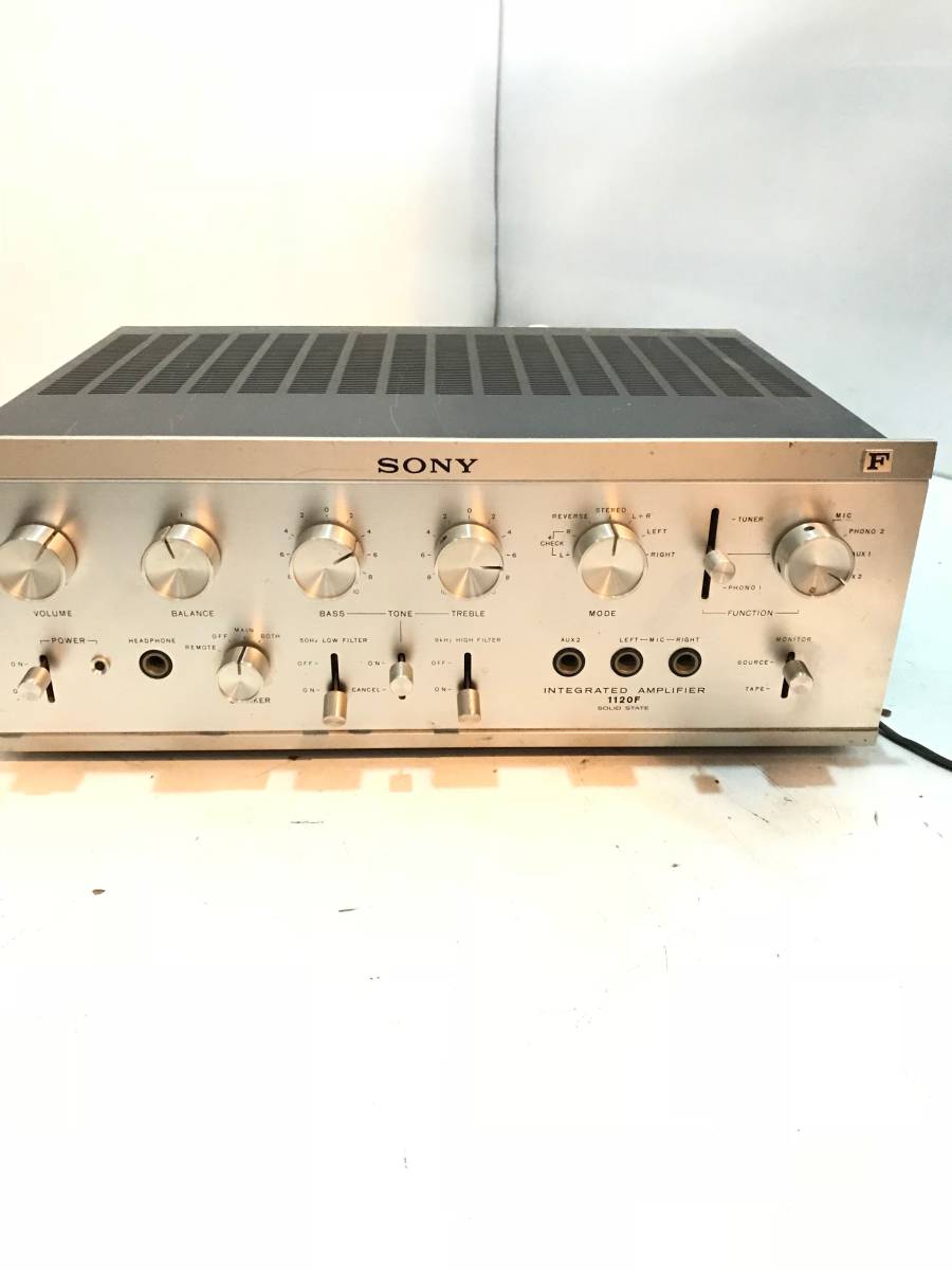 SONY ステレオアンプ TA-1120F ジャンク SONY一体型ステレオアンプ TA