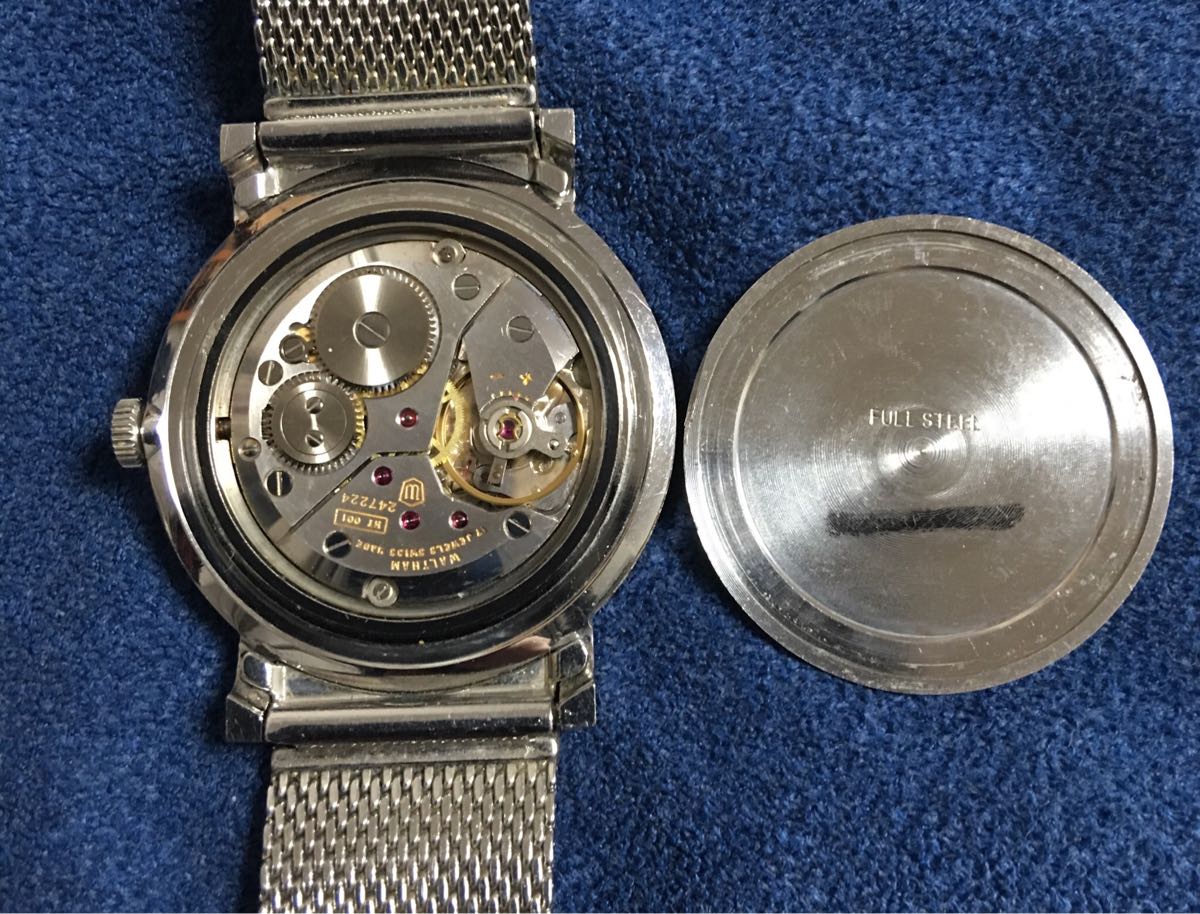 WALTHAM ウォルサム マキシム アンティーク 手巻き メンズ 稼働 純正 