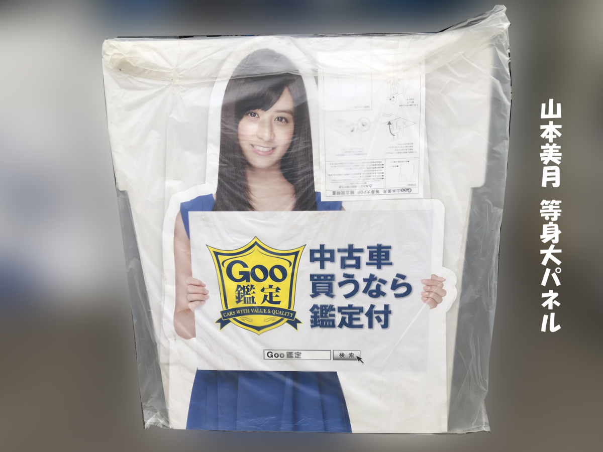 100スタ！ 新品 未開封☆入手困難 山本美月 GOO鑑定 店頭用 等身大 