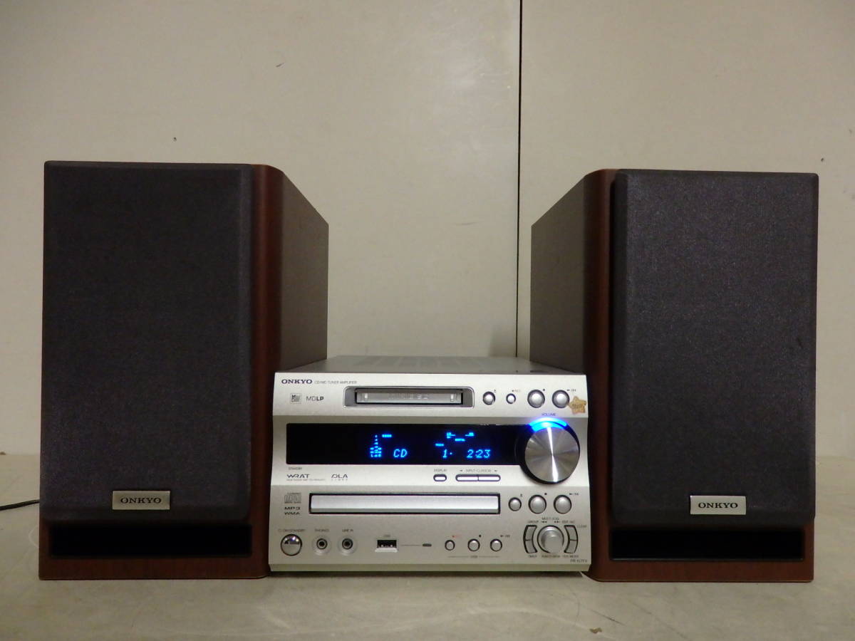 ONKYO オンキョー FR-N7FX/D-N7FX CD/MD/チューナー システムコンポ