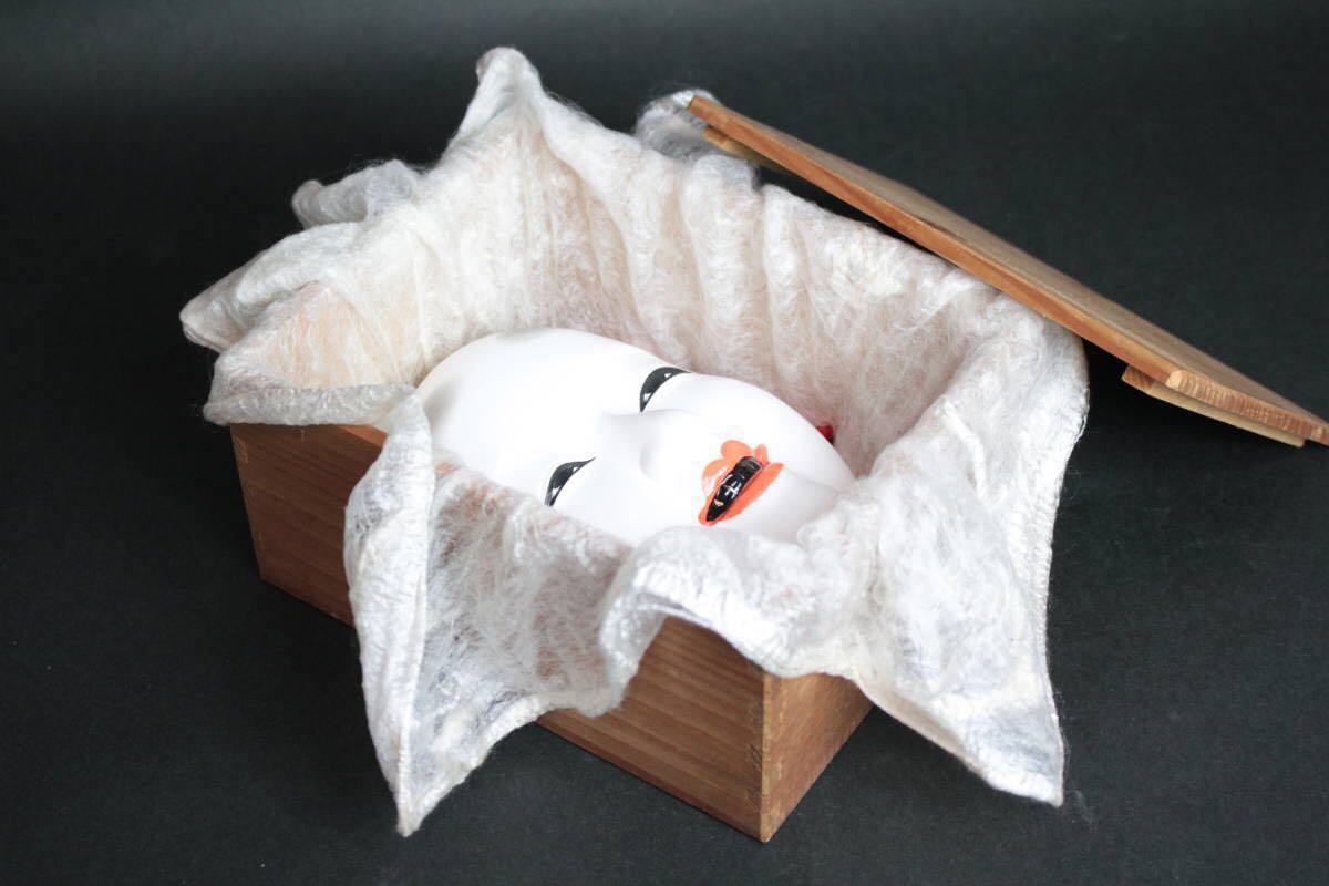 博多人形 春画 能面 神楽面 彩色陶器 桐箱 検/浮世絵 枕絵 艶物 艶本