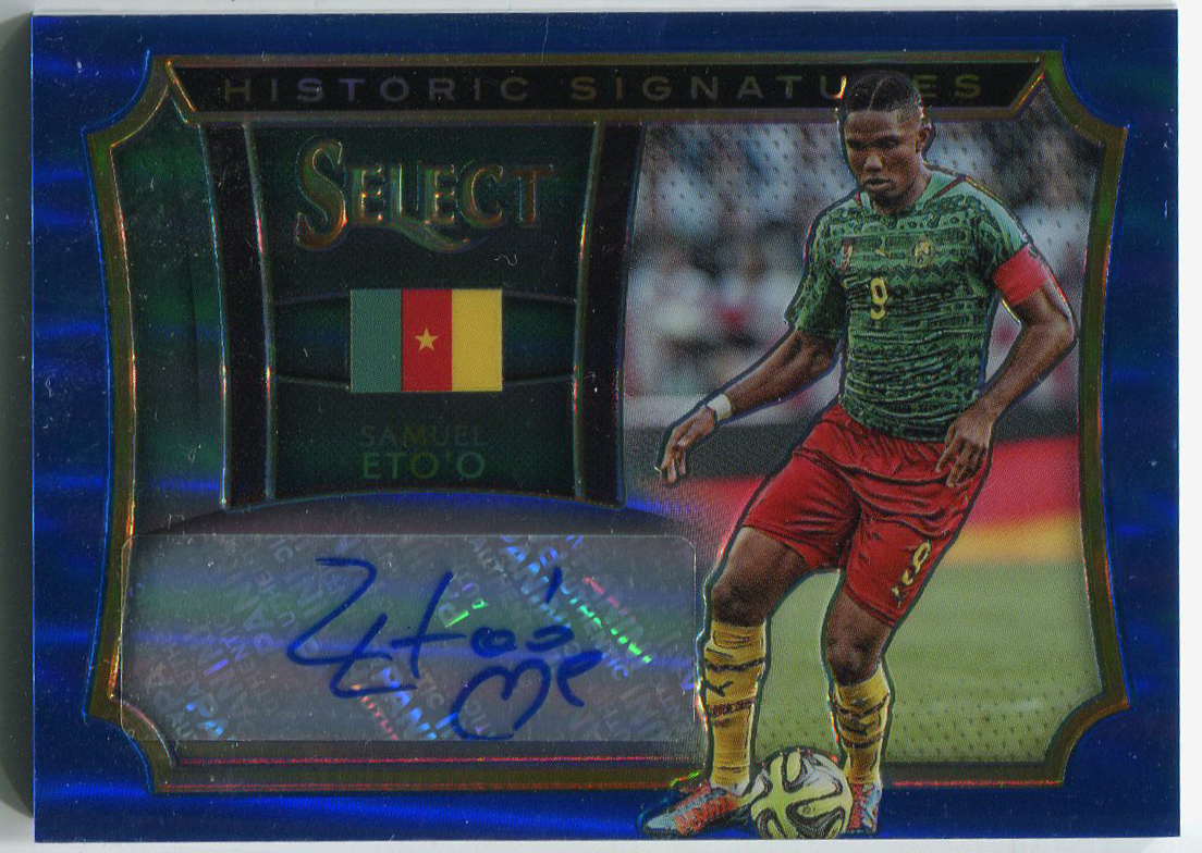 PANINI select「Samuel Eto'o」直筆サインカード 29/99