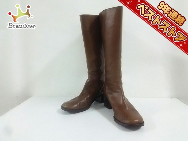 ツモリチサト TSUMORI CHISATO 靴 ロングブーツ 25 1/2 レザー