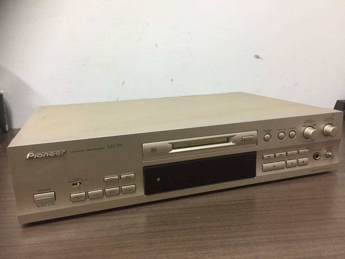 MDデッキ Pioneer MJ-D5 パイオニア MDレコーダー