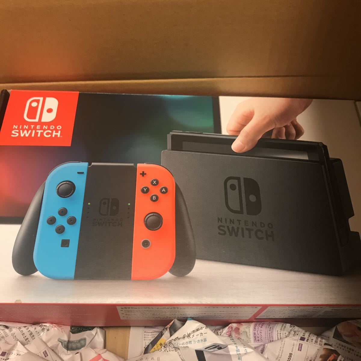 保証印あり☆ニンテンドースイッチ ☆ 本体 ネオンカラー☆即決
