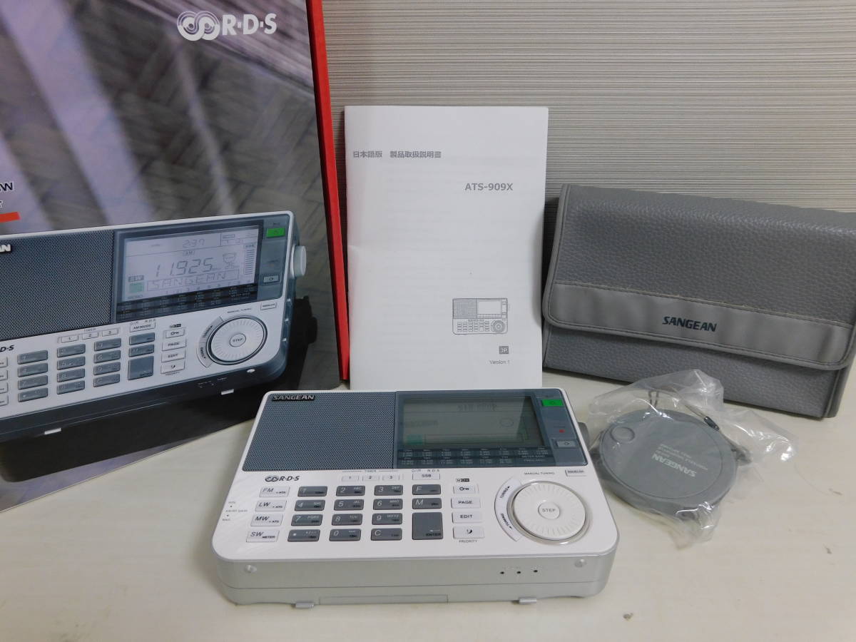 ★Sangean ATS-909X (白) FM76-108MHz 100VACアダプター 日本語版説明書付属 FM/LW/MW/SW 短波ラジオ★_3