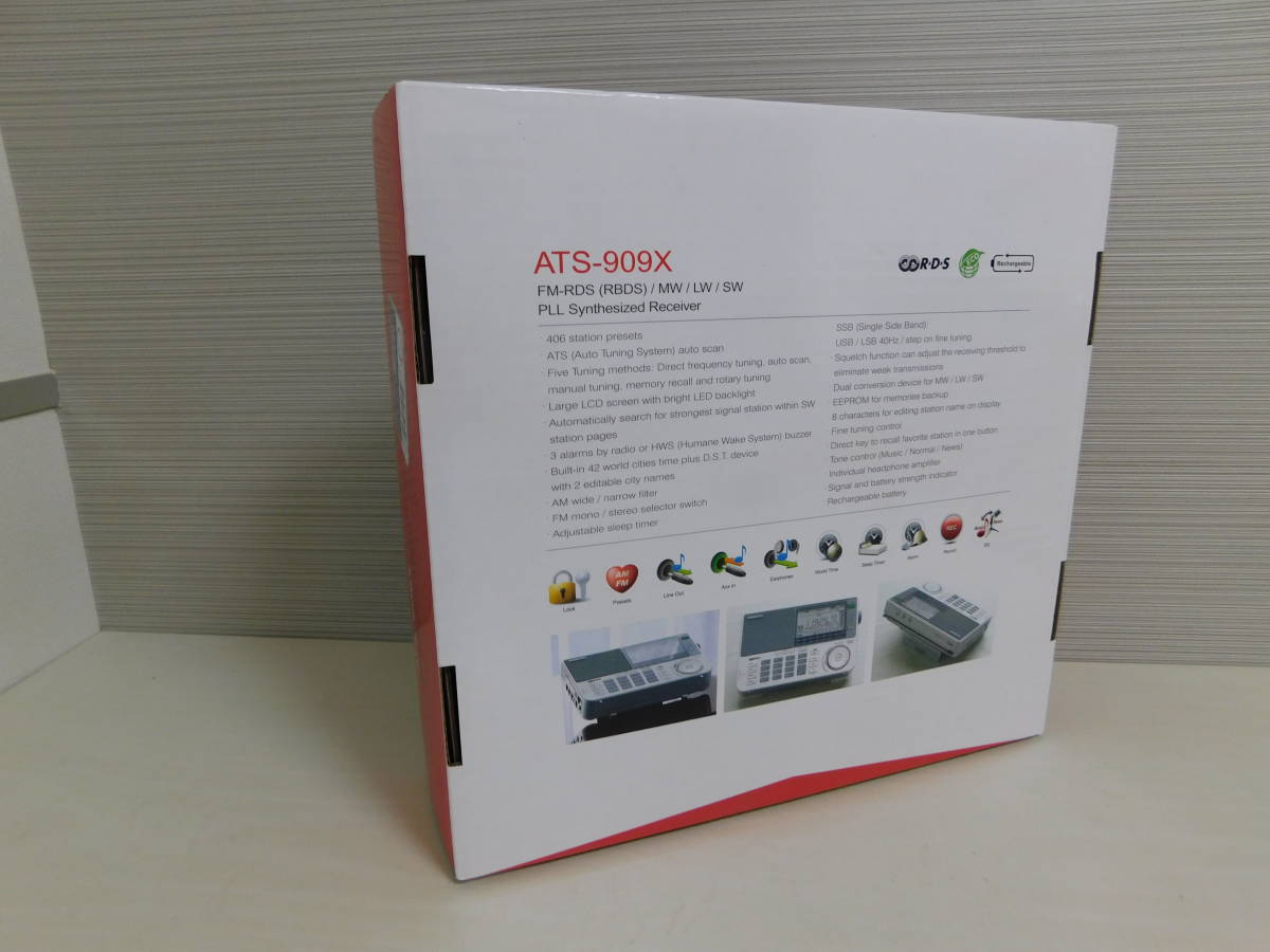 ★Sangean ATS-909X (白) FM76-108MHz 100VACアダプター 日本語版説明書付属 FM/LW/MW/SW 短波ラジオ★_7