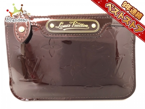 【お買い得，送料無料】 ルイヴィトン LOUIS VUITTON 財布 コインケース パテントレザー モノグラムの型押し アマラント M93557 ポシェット クレNM CA0113(ヴェルニライン)｜売買されたオークション情報、yahooの商品情報を 服飾小物