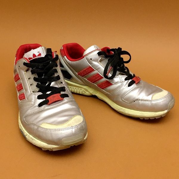 ○アディダス オリジナルス×アトモス ZX8000 スニーカー 銀 シルバー