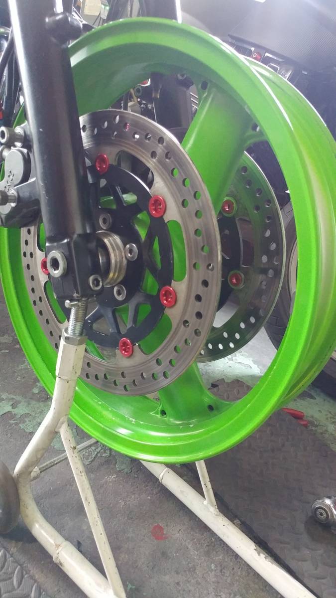 ゼファー400カイ用ZRX1100流用ワイドフロントホイール 【公式通販】