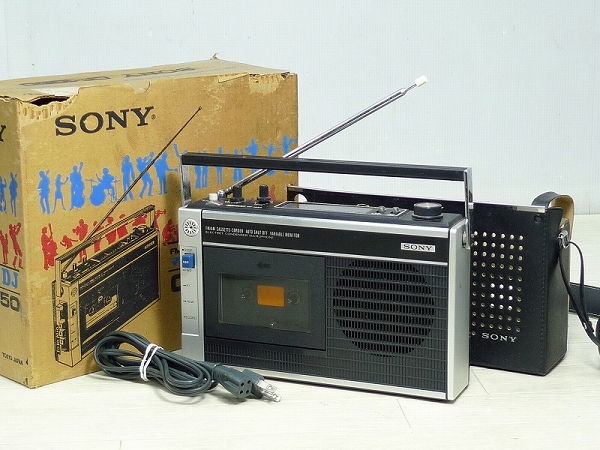 セール，本物保証 801971 SONY/ソニー CF-1050 マイクインマチックDJ FM/AMカセットコーダー/ラジカセレコーダーレトロ(ラジカセ)｜売買されたオークション情報、yahooの商品情報をアーカイブ公開 - オークファン ラジカセ