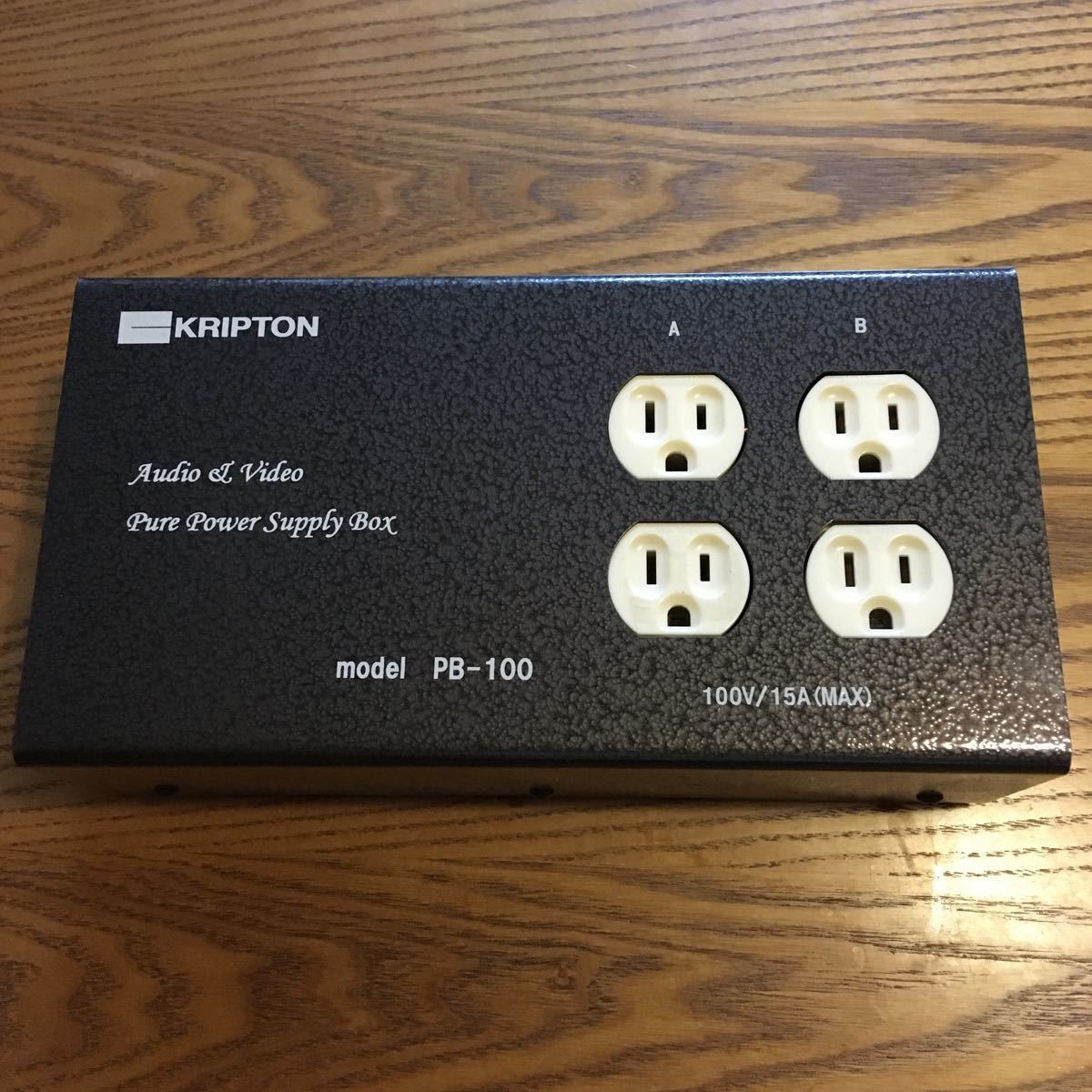KRIPTON クリプトン PB-100 【KRIPTON】クリプトン 電源タップ