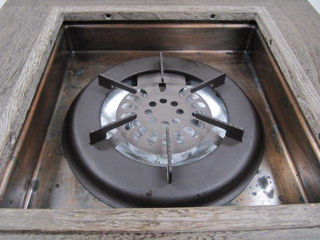 良好品 桐うづくり ハロゲン 火鉢 AM-22 電気 火鉢 （暖房・湯沸かし）【日本製】桐単材　ハロゲン ヒーター50HZ・60HZ