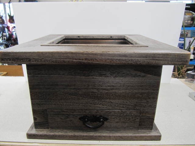 良好品 桐うづくり ハロゲン 火鉢 AM-22 電気 火鉢 （暖房・湯沸かし）【日本製】桐単材　ハロゲン ヒーター50HZ・60HZ