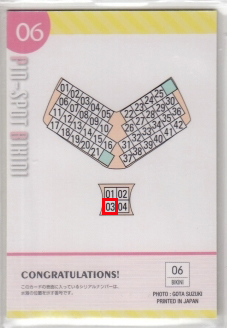 HIT'S/片岡沙耶 ピンスポビキニカード06#03/04(A：稀少良部！柄パンツセンター)