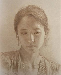 【最終値下げ】 森本草介『光の方へ』油彩画 (人物画) 原画 / F 8号 森本草介「光」の買取・査定は美術のプロにお任せ下さい。 | 絵画骨董