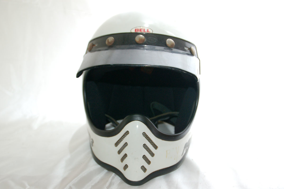 希少 レア ビンテージ ヘルメット BELL MOTO3 ベル モト3 当時物 1975 