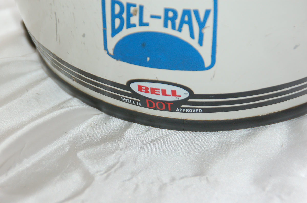 希少 レア ビンテージ ヘルメット BELL MOTO3 ベル モト3 当時物 1975
