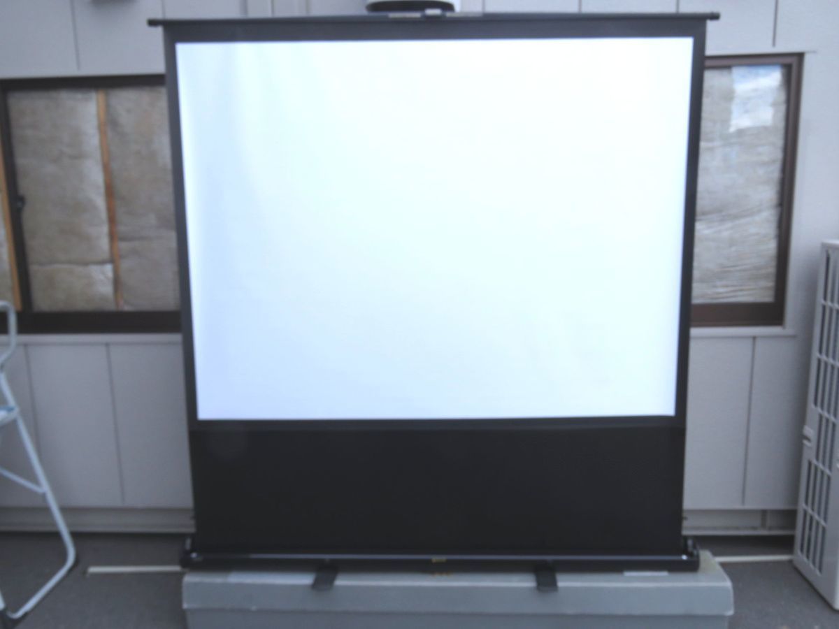 訳あり中古] EPSON 80インチ 携帯型自立スクリーン 4：3 ELPSC08 