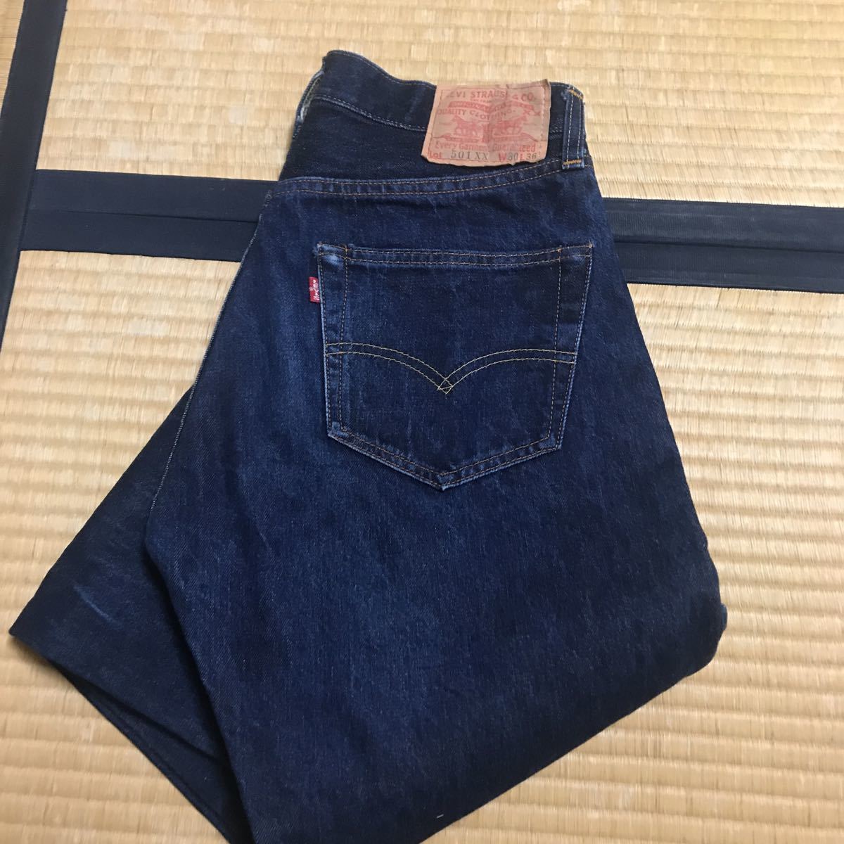 濃紺 リーバイス501XX 55年復刻 55501 赤ミミ ビッグE 復刻 レプリカ 