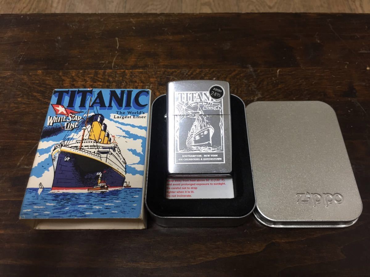 HOT，品質保証 ジッポー ZIPPO タイタニック ヴィンテージ ライター