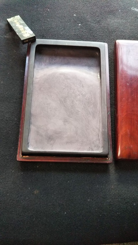 ♥中国 硯 端渓 端渓硯 2kg 骨董品 墨 筆 書道具 ♥中国硯