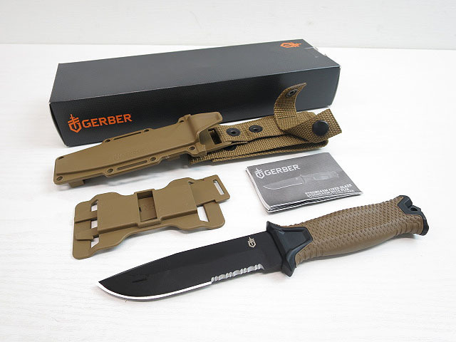 【新品】GERBER ガーバー STRONG ARM 半波刃 ハンティングナイフ [240001155416]