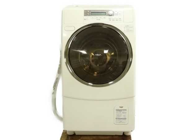 中古 SANYO サンヨー AQUA AWD-AQ4500-R(C) ドラム式洗濯乾燥機 右開き 9kg