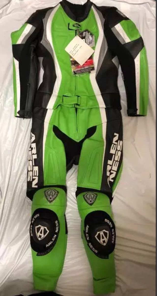 DEGNER MFJ認証　革つなぎ　レーシングスーツ　セパレート　L相当 マディフセパレート革ツナギ ライダース ジャケット/パンツ MFJ