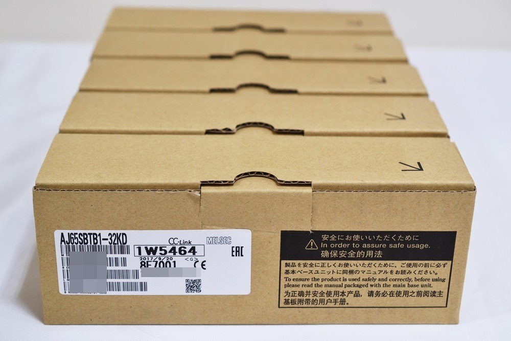 ★新品 税込!三菱 シーケンサ AJ65SBTB1-32KD (2017年製) ×5個セット