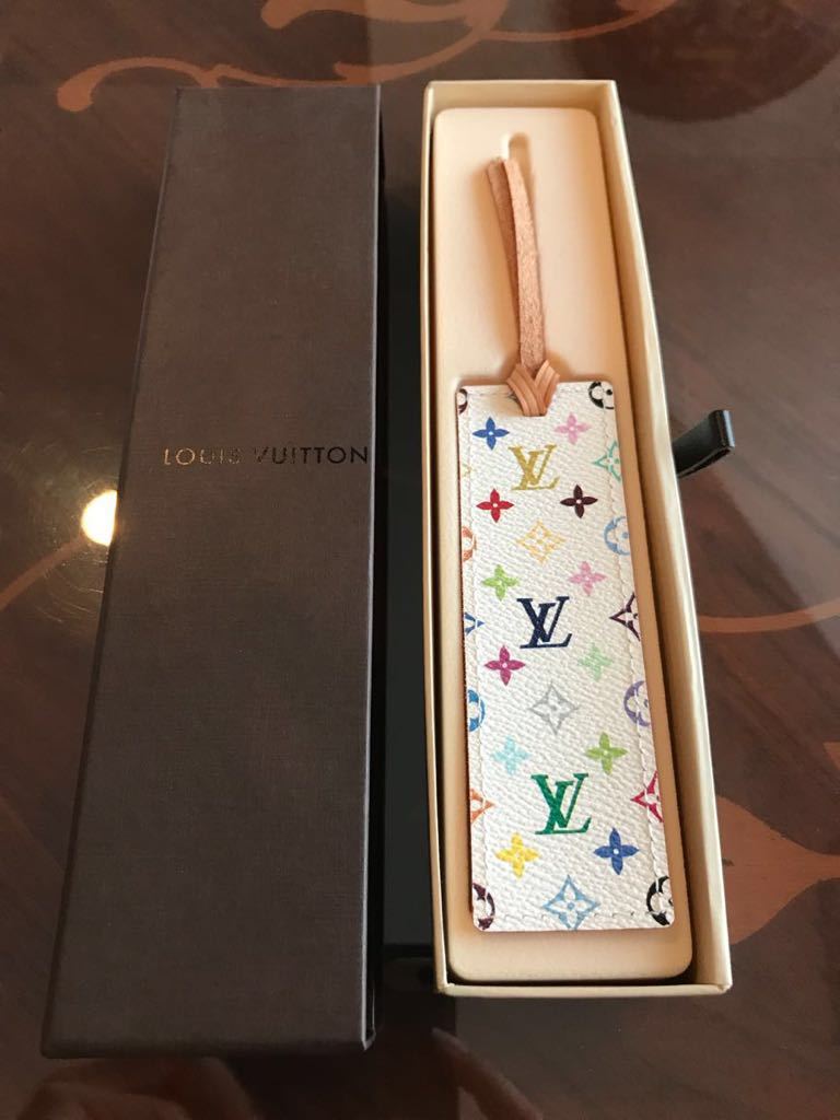 マルチカラー モノグラム LOUIS 希少 美品ルイヴィトン ブックマーカー