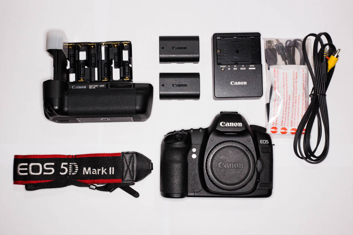 EOS 5D mark2 シャッター数極少！ 付属品多数！ バッテリーグリップBG