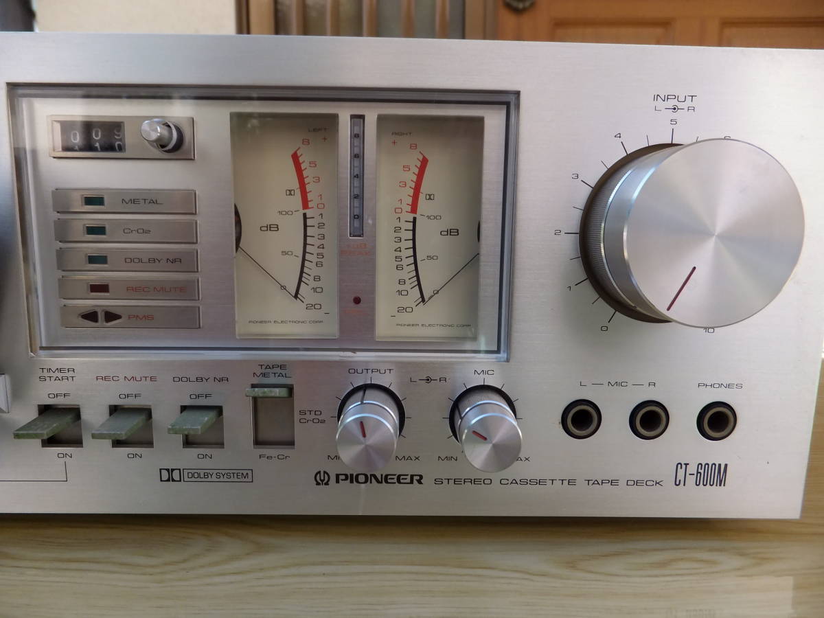 Pioneer CT-600M カセットデッキ ジャンク Pioneer CT-600M カセット