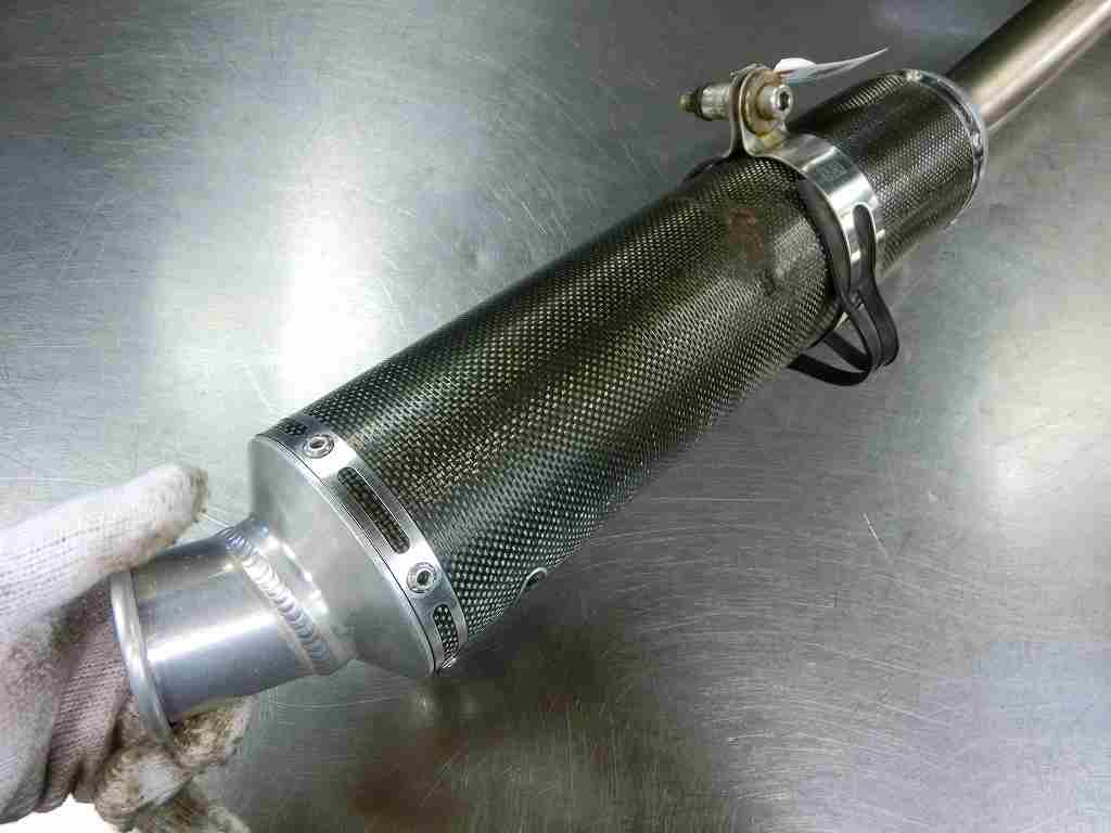 GSX400Sカタナ ヨシムラ製チタンサイクロンフルエキゾーストマフラー
