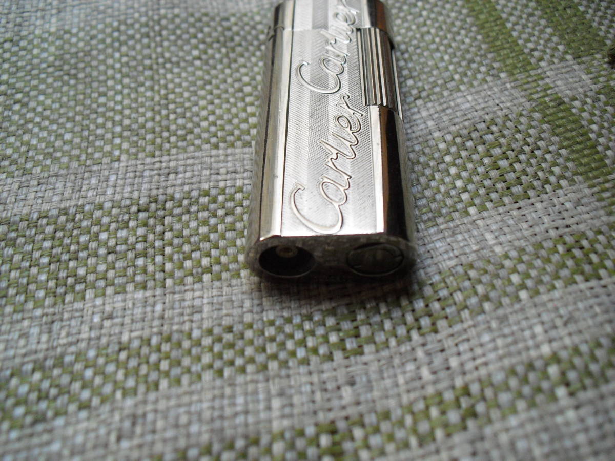 カルティエ Cartier ライター ガスライター 着火未確認 ローラー 