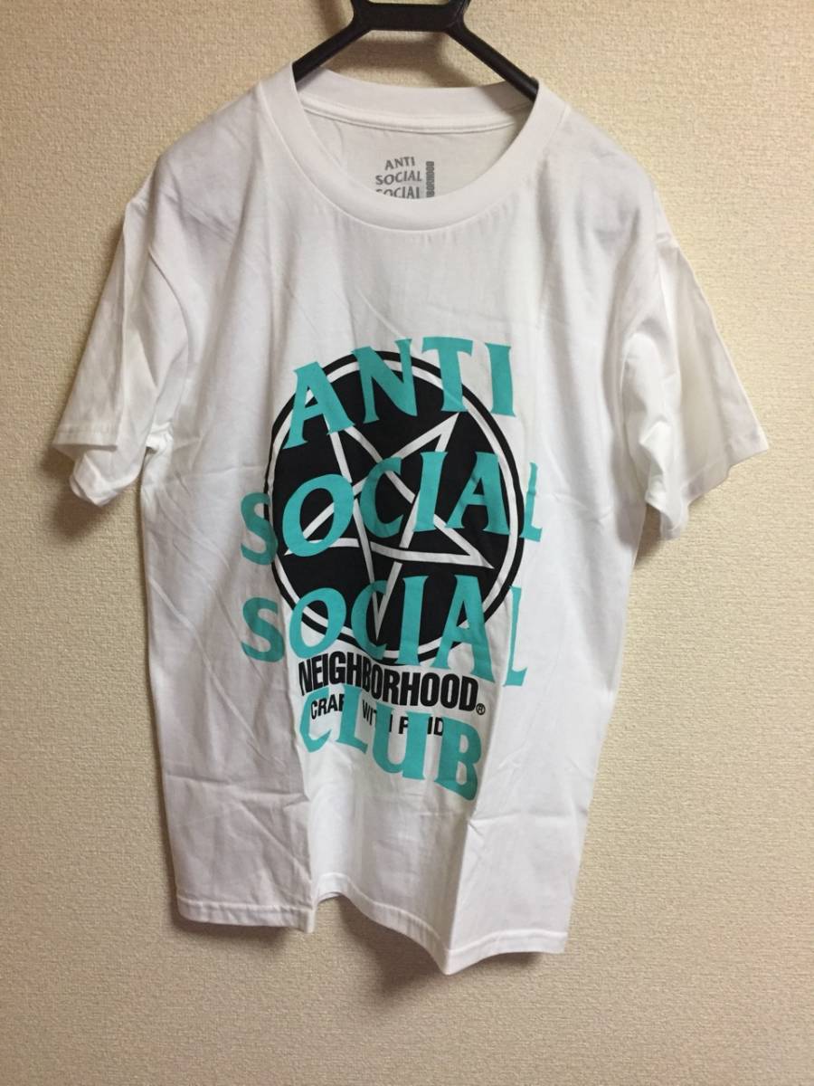 安い，セール ANTI SOCIAL SOCIAL CLUB x NEIGHBORHOOD Mサイズ ホワイト 白 アンチソーシャルソーシャルクラブ &times; ネイバーフッド Tシャツ(半袖Tシャツ)｜売買されたオークション情報、yahooの商品情報をアーカイ 男性用