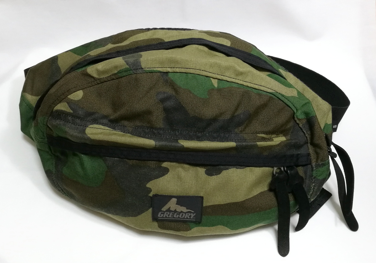 【GREGORY】グレゴリー　ショルダーバッグ　ウエストバッグ 迷彩 カモフラ made in USA【希少】