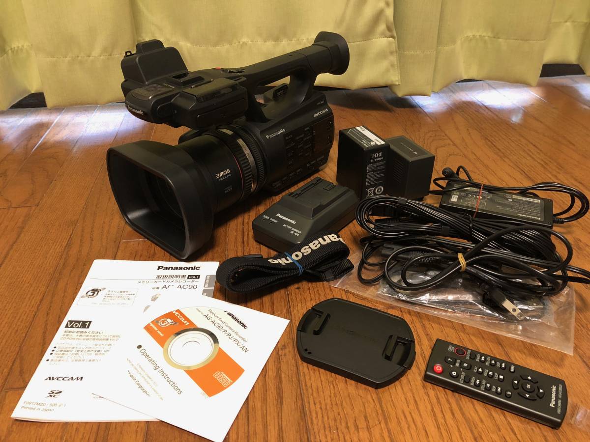  Panasonic AG-AC90 AVCHD ハンドヘルド ビデオカメラ 良品 バッテリー2本(プロ用、業務用)｜売買されたオークション情報、yahooの商品情報をアーカイブ公開 - オークファン プロ用、業務用