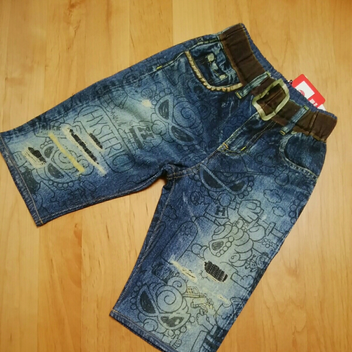 Y*♡様 ヒスミニ ライクアデニム 新品 正規品 ヒスミニ 新品ライクアデニムパンツ ヒステリックミニ ライクア