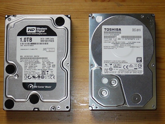 日立HGST 3.5インチ HDD 4TB HDS724040ALE640 SATA600 7200rpm HGST
