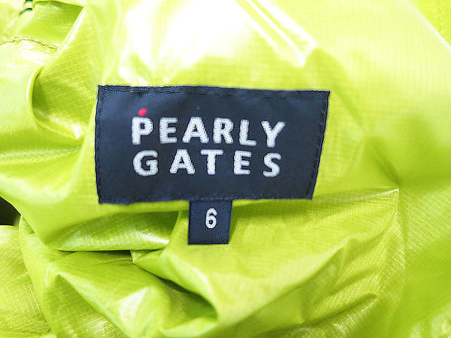PEARLY GATES パーリーゲイツ ナイロンプルオーバー グリーン系 6