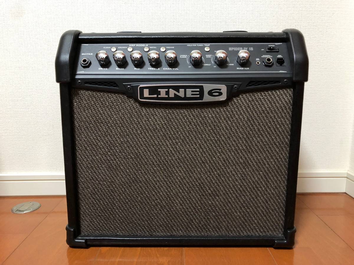 LINE6 SPIDER Ⅳ 15W モデリングギターアンプ オマケ付き IV 0 SPIDER